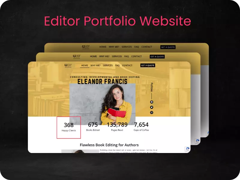 Editor Portfolio Website